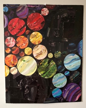 My Bubbles Collage: magazine, illustration board 2020